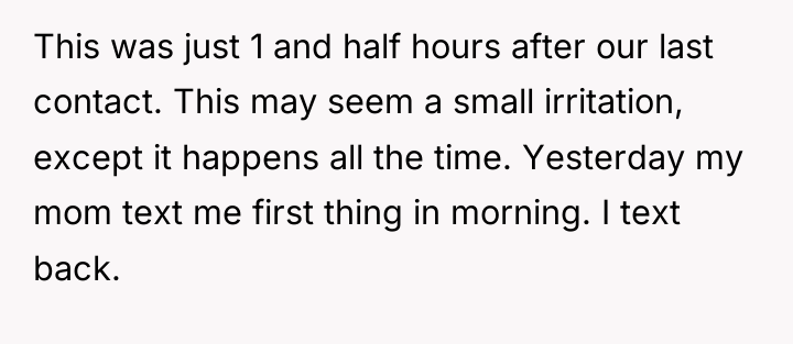 This was just 1 and half hours after our last...