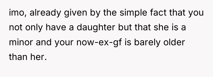 imo, already given by the simple fact that you not...