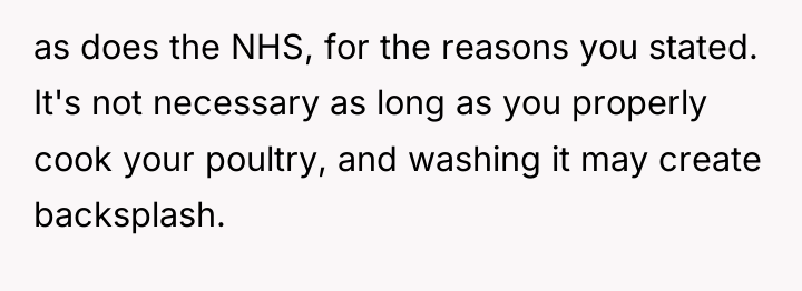 as does the NHS, for the reasons you stated. It's...