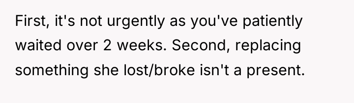First, it's not urgently as you've patiently waited over 2...