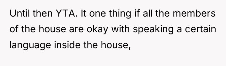 Until then YTA. It one thing if all the members...