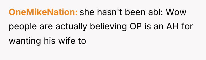 OneMikeNation she hasn't been abl: Wow people are actually believing...