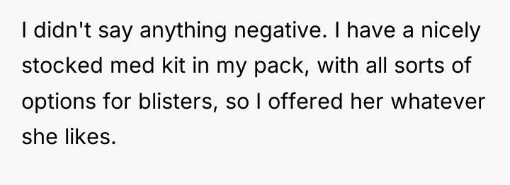 I didn't say anything negative. I have a nicely stocked...