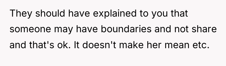 They should have explained to you that someone may have...
