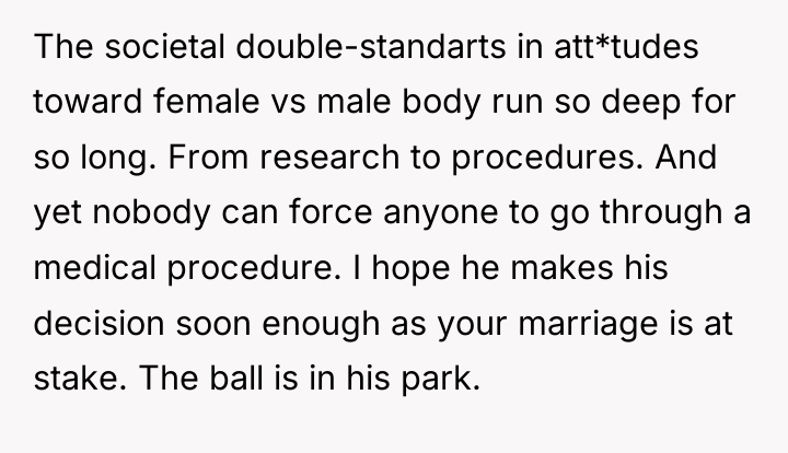 The societal double-standarts in att*tudes toward female vs male body...
