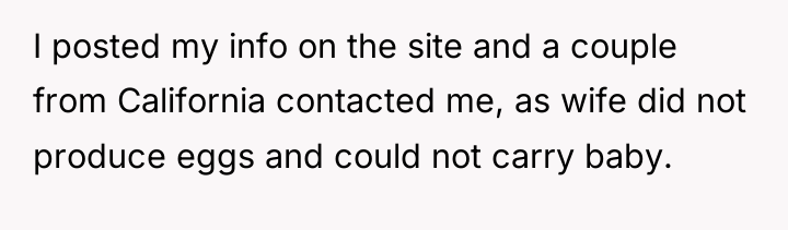 I posted my info on the site and a couple...