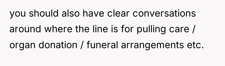 you should also have clear conversations around where the line...