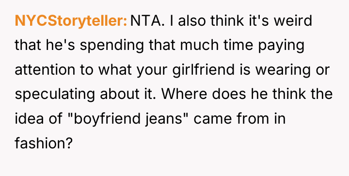 NYCStoryteller NTA. I also think it's weird that he's spending...