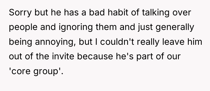 Sorry but he has a bad habit of talking over...