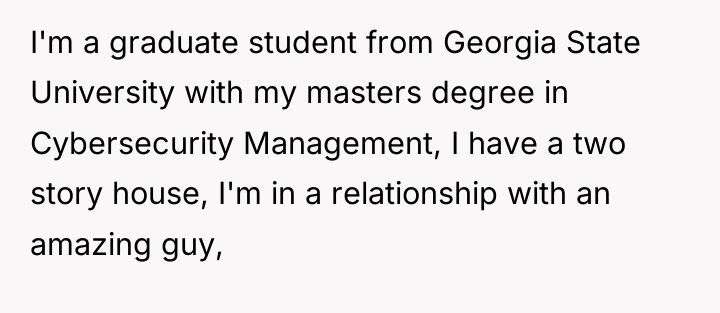 I'm a graduate student from Georgia State University with my...