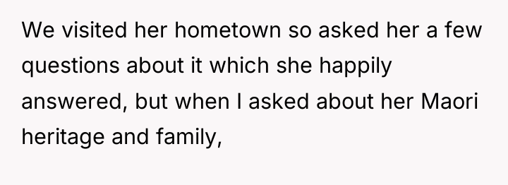 We visited her hometown so asked her a few questions...