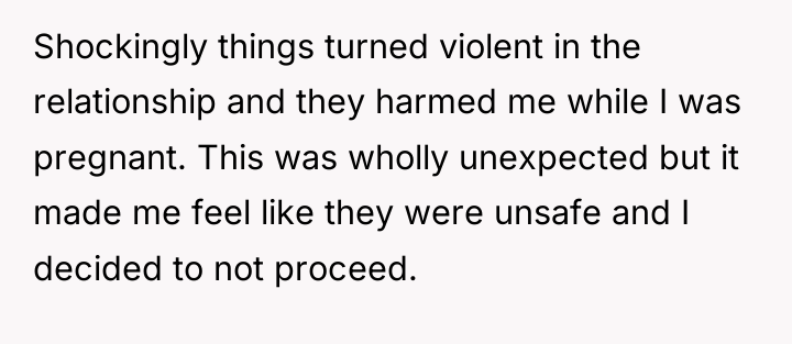 Shockingly things turned violent in the relationship and they harmed...