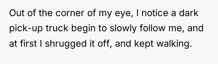 Out of the corner of my eye, I notice a...