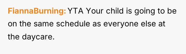 FiannaBurning YTA Your child is going to be on the...