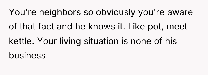 You're neighbors so obviously you're aware of that fact and...