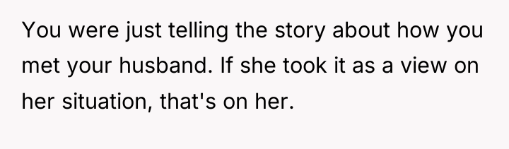 You were just telling the story about how you met...