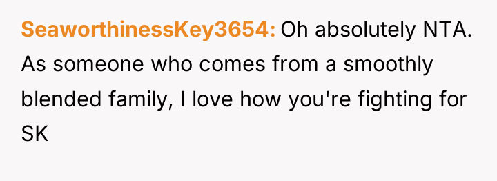 SeaworthinessKey3654 Oh absolutely NTA. As someone who comes from a...