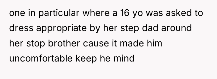 one in particular where a 16 yo was asked to...