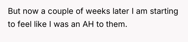 But now a couple of weeks later I am starting...