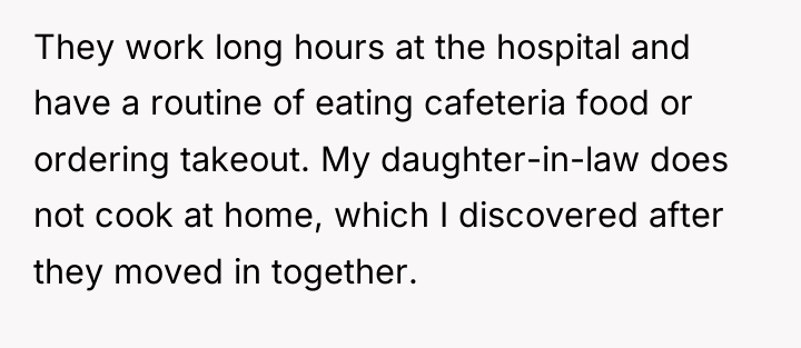 They work long hours at the hospital and have a...
