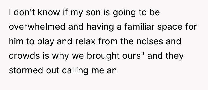 I don't know if my son is going to be...