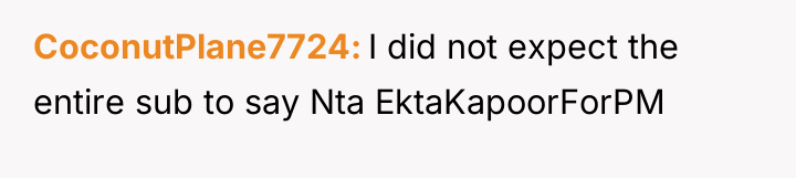 CoconutPlane7724 I did not expect the entire sub to say...