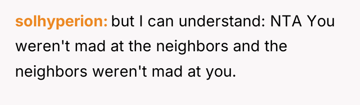 solhyperion but I can understand: NTA You weren't mad at...