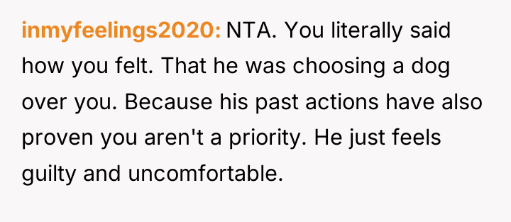 inmyfeelings2020 NTA. You literally said how you felt. That he...