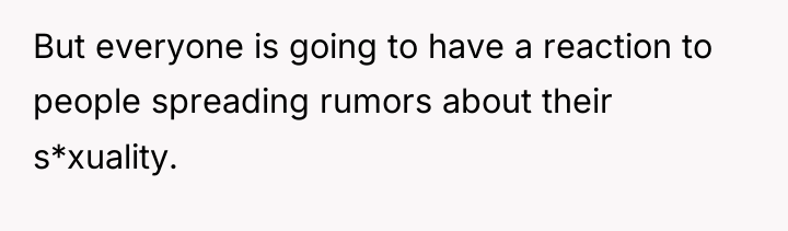 But everyone is going to have a reaction to people...