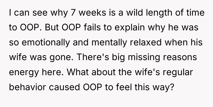 I can see why 7 weeks is a wild length...