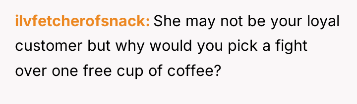 ilvfetcherofsnack She may not be your loyal customer but why...