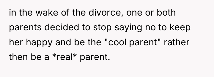in the wake of the divorce, one or both parents...