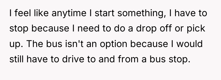 I feel like anytime I start something, I have to...