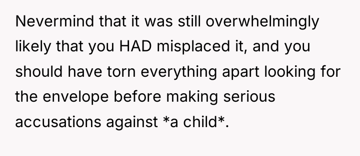 Nevermind that it was still overwhelmingly likely that you HAD...