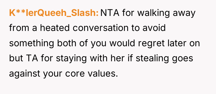K**lerQueeh_Slash NTA for walking away from a heated conversation to...