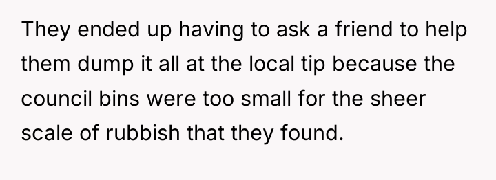 They ended up having to ask a friend to help...
