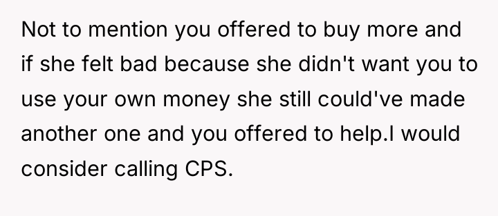 Not to mention you offered to buy more and if...
