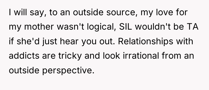 I will say, to an outside source, my love for...
