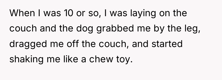 When I was 10 or so, I was laying on...