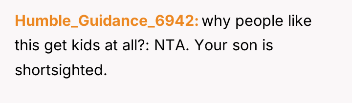 Humble_Guidance_6942 why people like this get kids at all?: NTA....