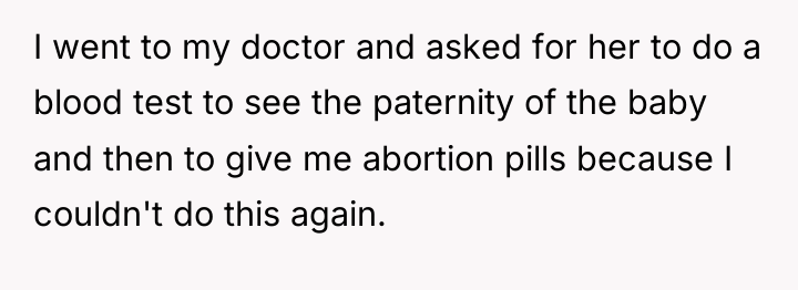 I went to my doctor and asked for her to...