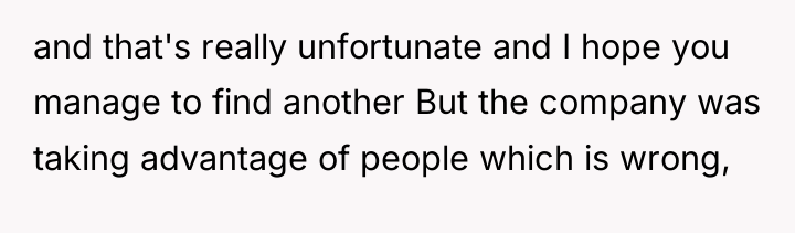 and that's really unfortunate and I hope you manage to...