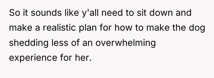 So it sounds like y'all need to sit down and...