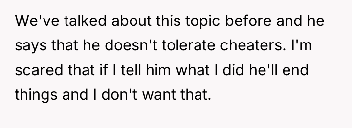We've talked about this topic before and he says that...