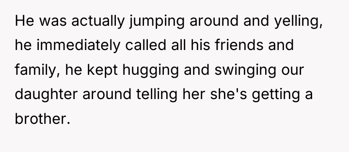 He was actually jumping around and yelling, he immediately called...