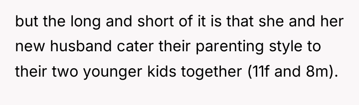 but the long and short of it is that she...
