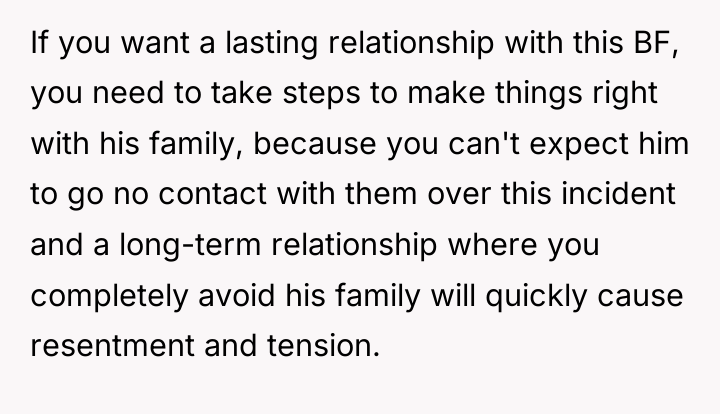 If you want a lasting relationship with this BF, you...