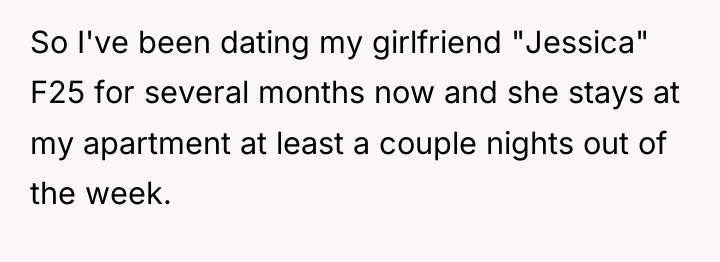 So I've been dating my girlfriend "Jessica" F25 for several...