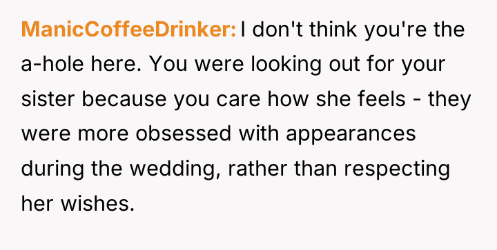 ManicCoffeeDrinker I don't think you're the a-hole here. You were...
