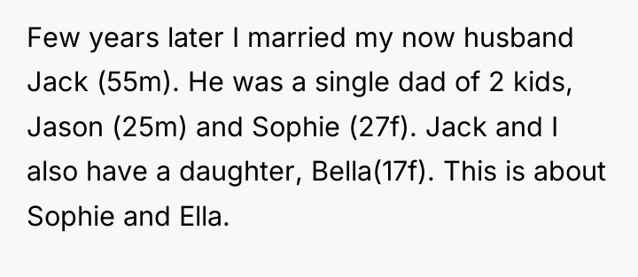 Few years later I married my now husband Jack (55m)....